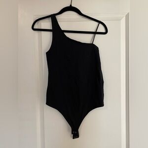 Abercrombie & Fitch Asymmetrical Black Bodysuit